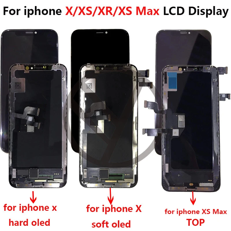 100% тестовый класс для iPhone X XS XR Max OLED OEM ЖК дисплей сенсорный экран дигитайзер