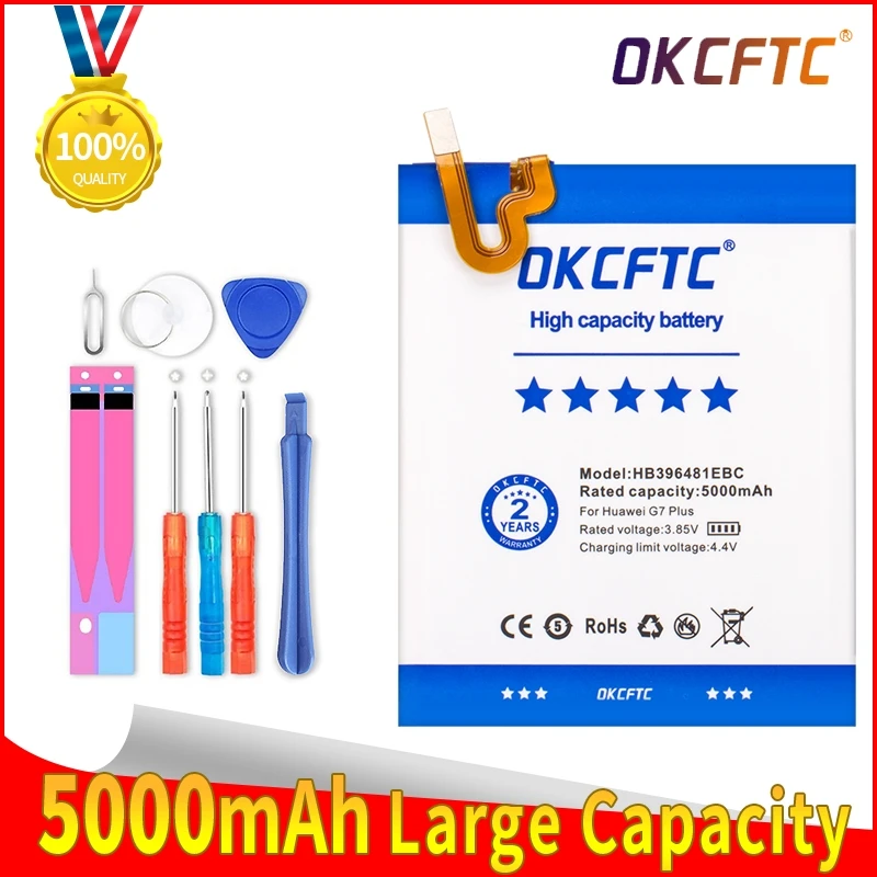 HB396481EBC 5000 мАч аккумулятор для Huawei Honor 5x KIW-L21 L23 L24 GR5 | Мобильные телефоны и