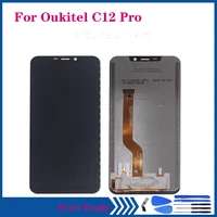 original display for oukitel c12 pro lcd display touch screen digitizer assembly for oukitel c12pro lcd mobile phone repair kit