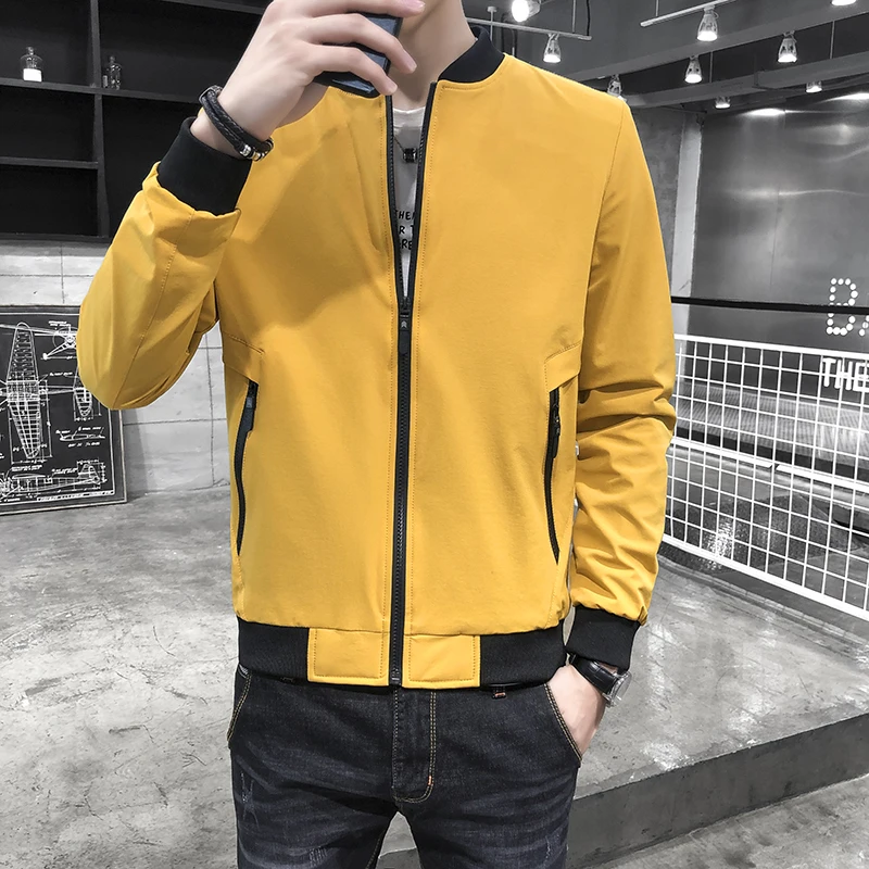 Куртка мужская 2019 новая весна и осень большой размер мужской пиджак простой