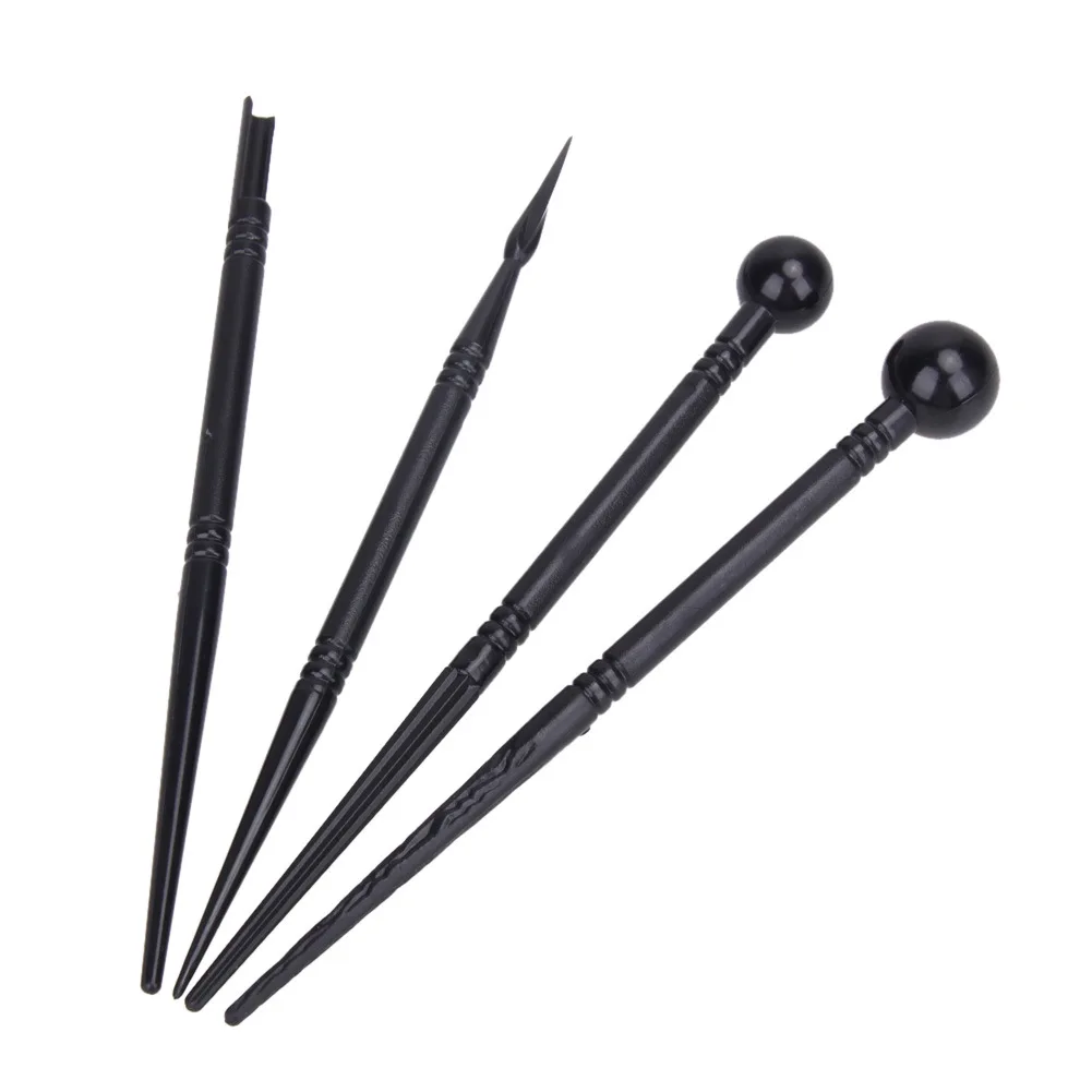 Гаджеты 4 шт./компл. простая выпечка резные ручки сделай сам инструмент для