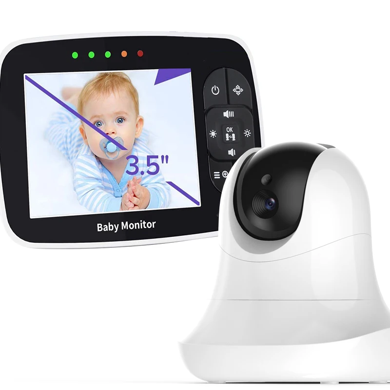 Радионяня с 2 камерами s панорамная наклонная камера широкоугольный объектив 3 5