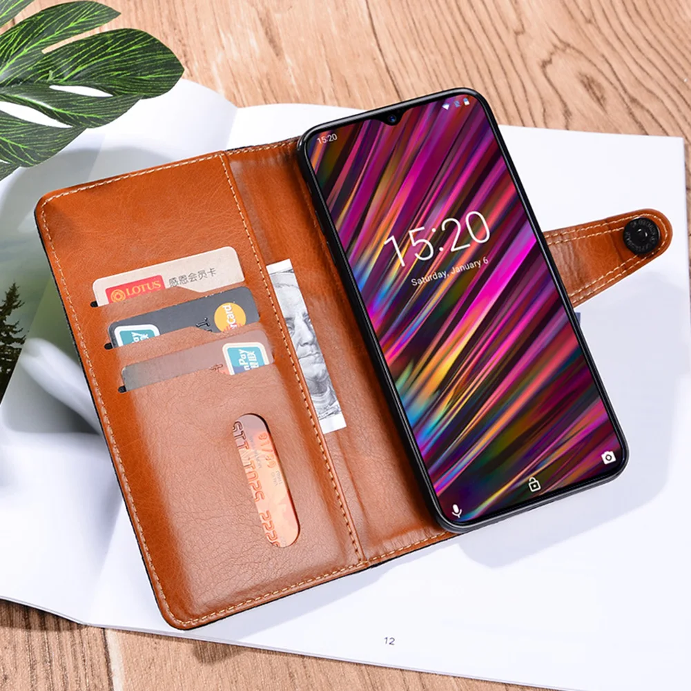 Кожаный флип-чехол для телефона в ковбойском стиле Umidigi F1 6 3 дюймов держатель карт