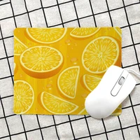new printed mousepad oranges cross section rubber mouse durable desk durable office accessory hot sale