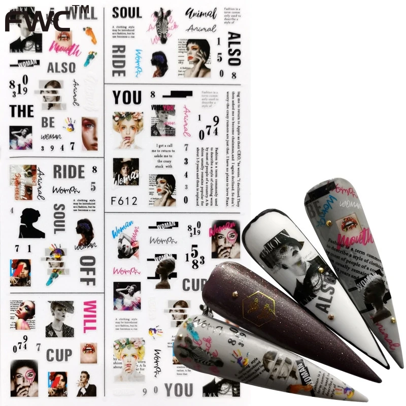 

ZKO 1 Pc Colorful Marple Leaf/Lavender 3D Nail Sticker Flower Pattern Nail Art Transfer Stickers DIY Nail Decoraion