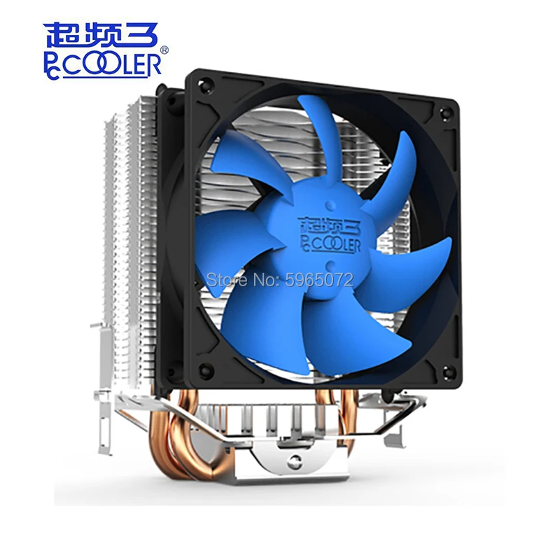 

Pccooler 2 copper heatpipe cpu air cooling fan computer components Processor cooler heatsink Intel LGA 775/1151/1155 AMD AM4 AM3