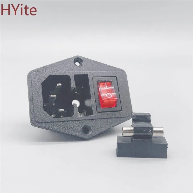 Кулисный выключатель питания IEC 3 Pin 320 C14 входные силовые розетки штепсельная