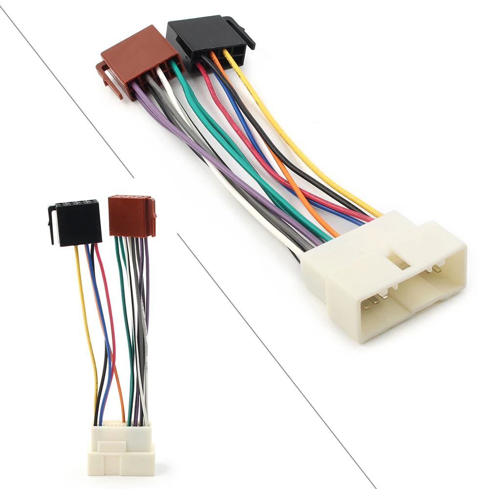 Автомобильный стерео радиоприемник свинцовый адаптер ISO жгут проводов для Hyundai