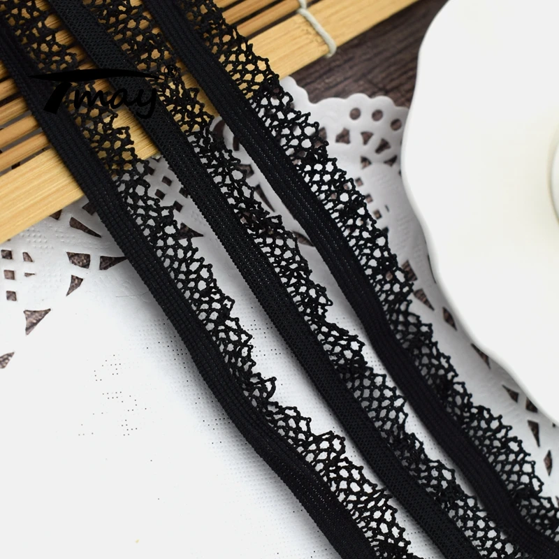 #2013 #2031 сетчатые кружева 8 ярдов/Лот Эластичная отделка эластичный шнур ткань для