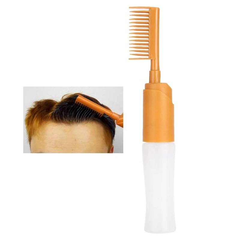 2 шт. бутылка для краски аппликатор расчески 80 мл цвет волос Диспенсер насос