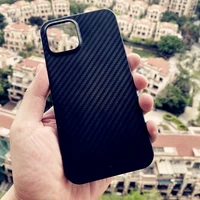 luxury ultra thin 0 2mm carbon fiber pattern case for iphone 12 pro max full cover for iphone 12 mini hard pc shockproof cases