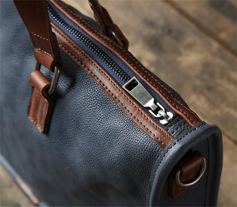 PNDME business retro luxury genuine leather men briefcase casual soft natural real cowhide handbag laptop shoulder messenger bag