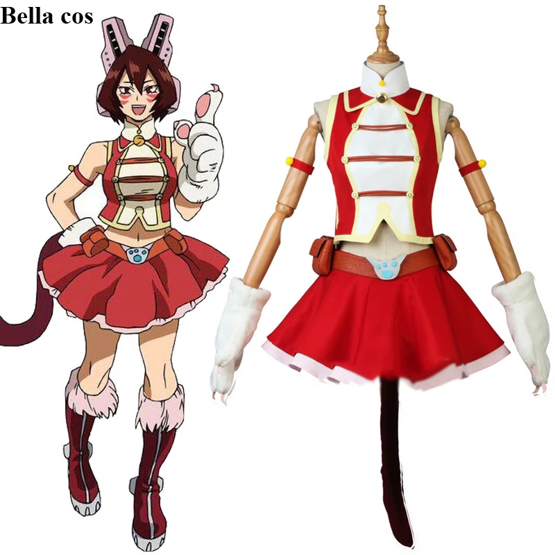 Размер на заказ мой герой академический Uraraka Ochaco карнавальный костюм для котов