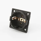 Audiocrast AE03G покрытие золотом и родием Schuko Hi-Fi розетка Мощность выход Панель с разъемами Мама и папа адаптер