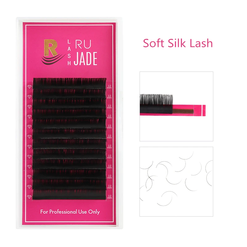 Накладные норковые ресницы 8-15 мм корейские Шелковые Классические объемные
