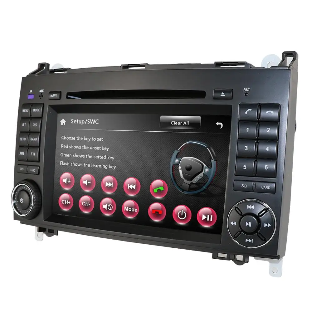 2 din автомобильное радио для машины DVD мультимедиа Mercedes Benz B200 A B Class W169 W245 Viano Vito W639