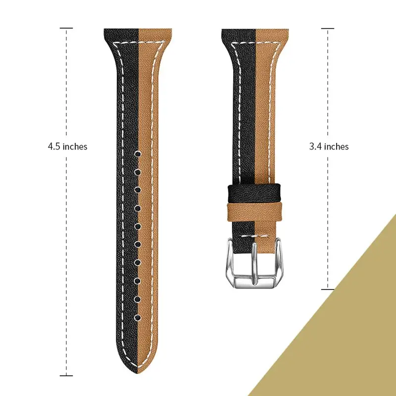 OULUCCI ремешок из натуральной кожи для Fitbit versa, ремешок на запястье браслет fit bit Lite Verse 2 Band аксессуары - Цвет: black coffee