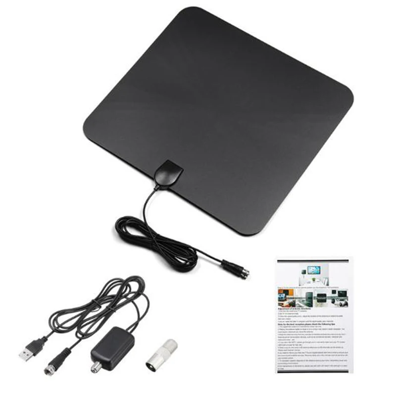 

Digital ATSC/DVB-T2 Antenna TV HD 4K Antena Digital Indoor HDTV 1080p Amplifier