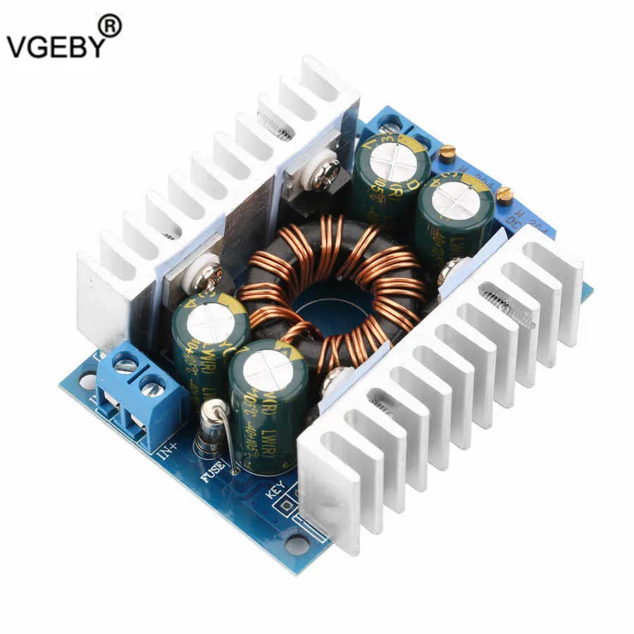 DC5-30V to 1.25-30V 10A Automatic Step UP/Down Converter Boost/Buck Voltage Regulator Module  Current Power Supply
