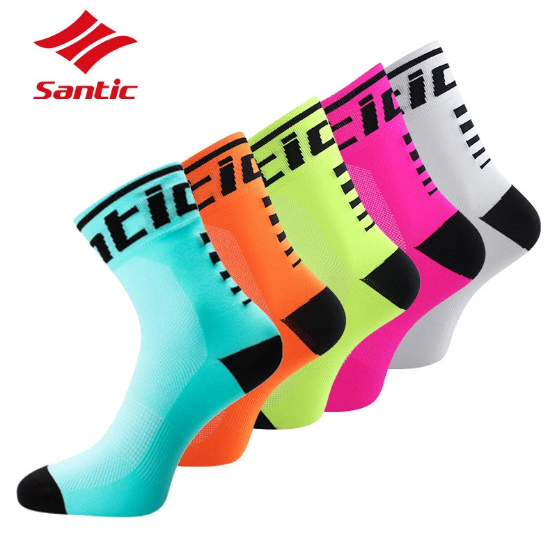 Дышащие баскетбольные носки Santic с защитой от пота мужские для бега пешего