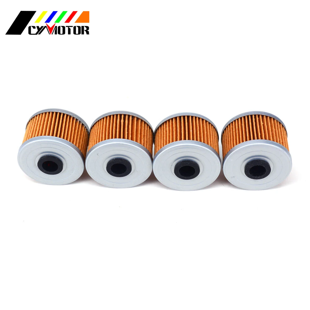 

Мотоциклетный масляный фильтр двигателя 4 шт., фильтр для FSE FSR SM EC Pampera 400 450 510 Predator Outlaw 500