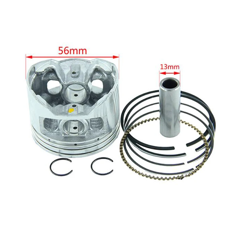 Комплект поршней и колец 56 мм 140 куб. См для двигателя YX велосипеда внедорожника