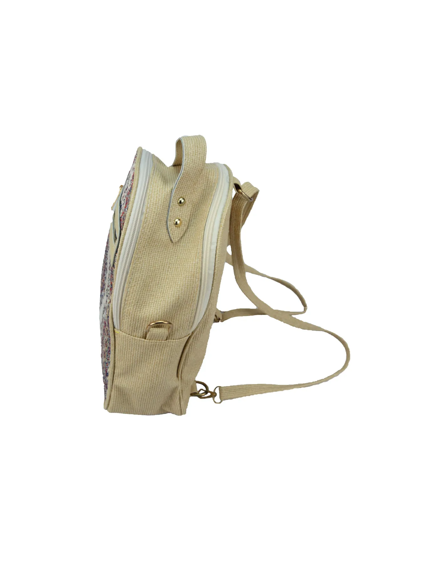 Элегантный женский рюкзак ручной работы из специальной ткани с мотивом