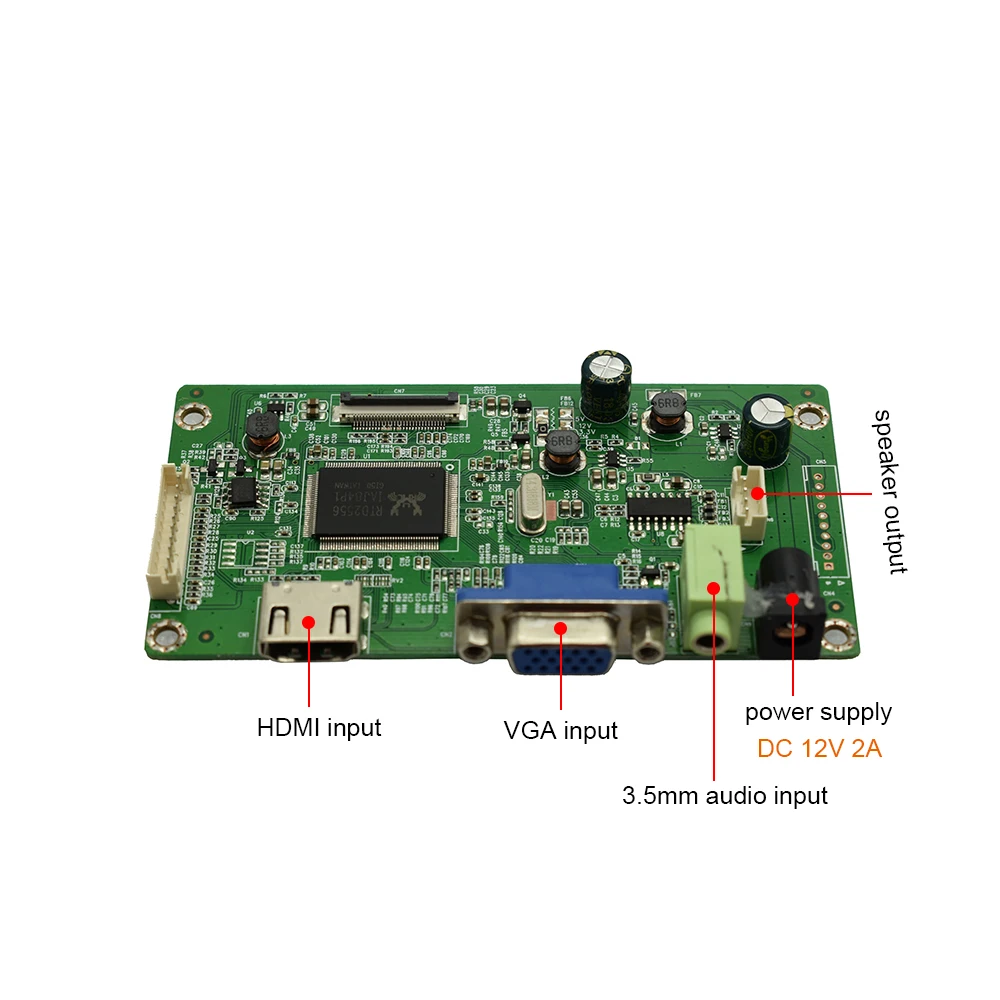 Плата драйвера Lusya HDMI к EDP плата адаптера VGA HD ЖК экрана RTD2550 для NT156WHM N22|Запасные