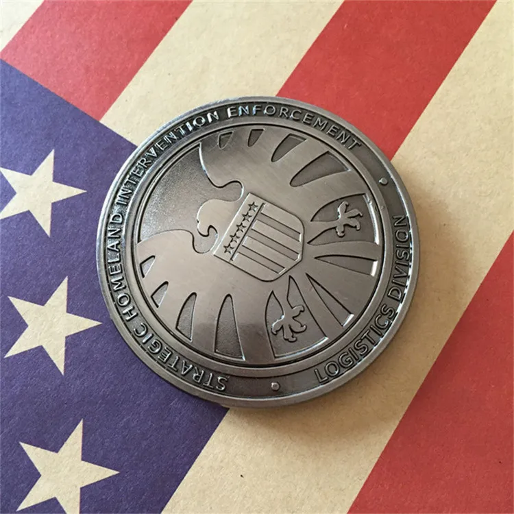 Новые представители shield S.H.I.E.L.D. Металлическая Булавка для денег значок косплея