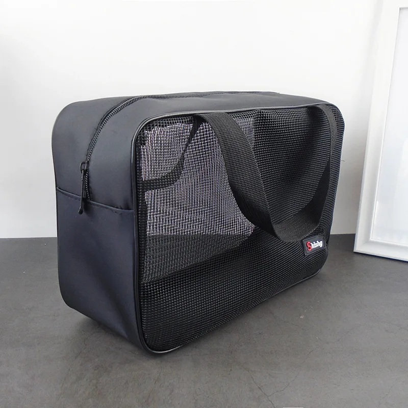 Дорожная большая косметичка для женщин и мужчин сетчатая сумочка туалетных