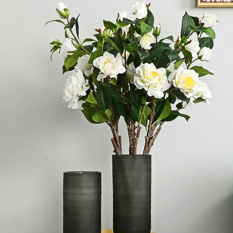 

Artificial Flowers and Green Plants 76cm 7 Tea Roses,Bridal Wedding Bouquets,High-end Hotels,Festive Banquets,Decorative Flowers