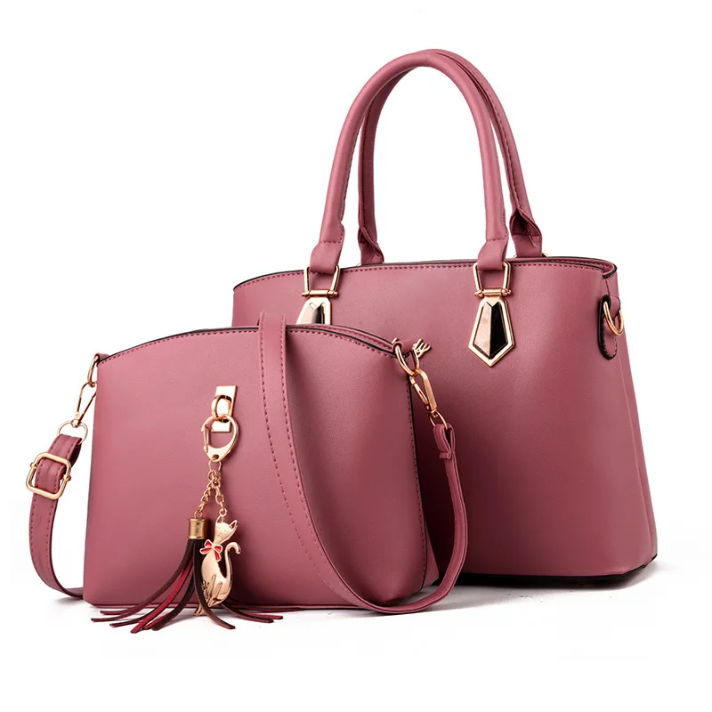 Pink Брендовые женские композитный мешок кольцо вечерние кошелек женская сумка-мессенджер через плечо сумочки сумки Ленточки котенок орнамент - Цвет: Pink