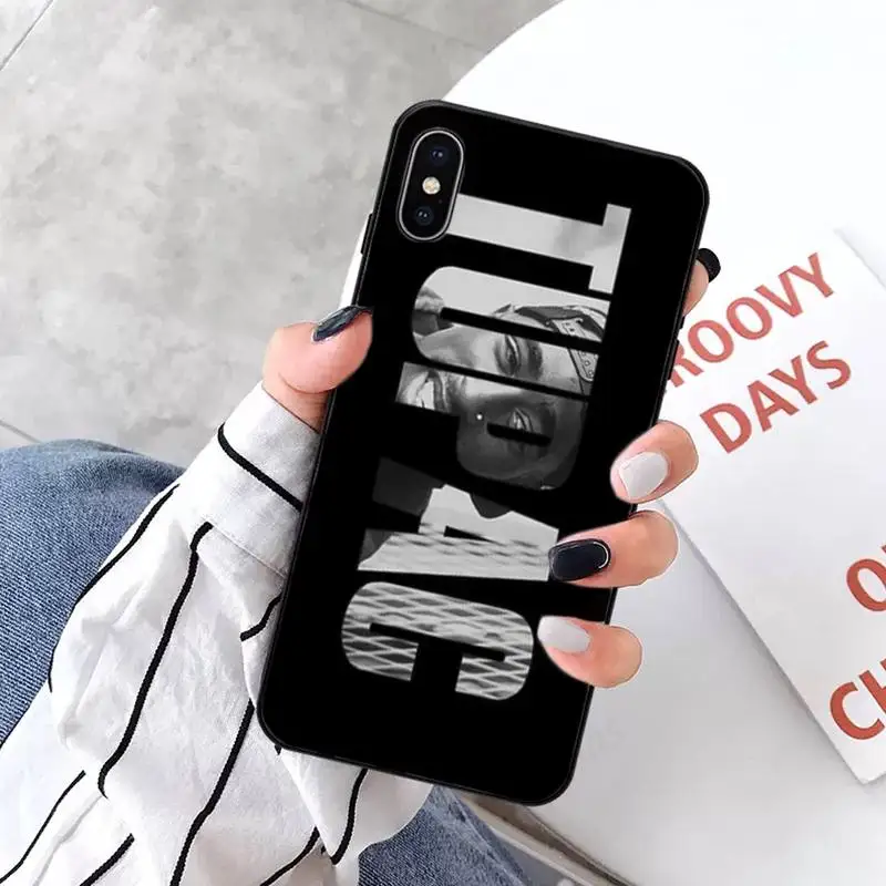 

Rapper 2pac Tupac Phone Case for iPhone 11 12 pro XS MAX 8 7 6 6S Plus X 5S SE 2020 XR mini