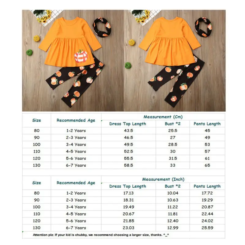 2019 Детский комплект на 1 6 лет одежды для маленьких мальчиков Хэллоуин оранжевая