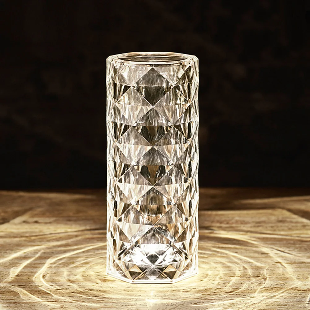 

Crystal Diamond Table Lamp Bedside Atmosphere Nighttime Table Lamp Decoration Diamond Lamp Art Classic Vintage Desk Light