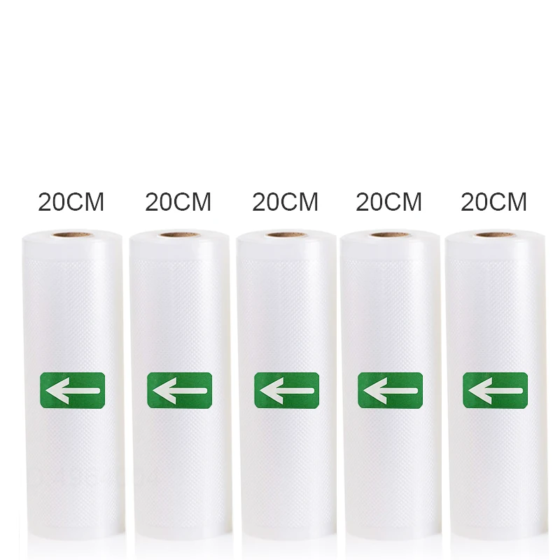 5 рулонов/партия кухонные вакуумные пакеты для хранения продуктов вакуумного