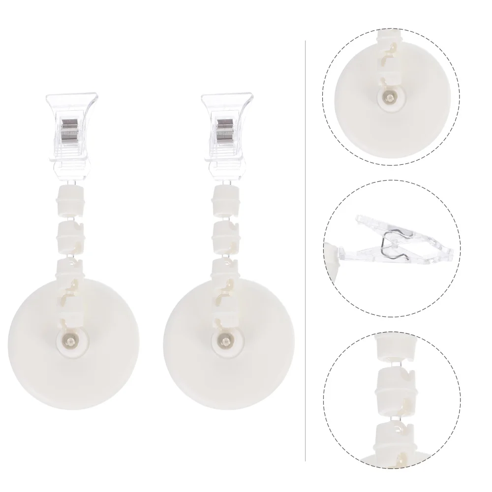 

1 Set Of 2pcs Poster Clips Advertising Clip High Poster Clip Display Clip