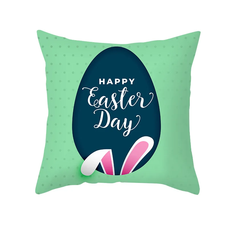

4Pcs Cute Cartoon Rabbit Cushion Cover for Sofa Home Children Room Decor Fairy Easter Pillowcase 45X45Cm
