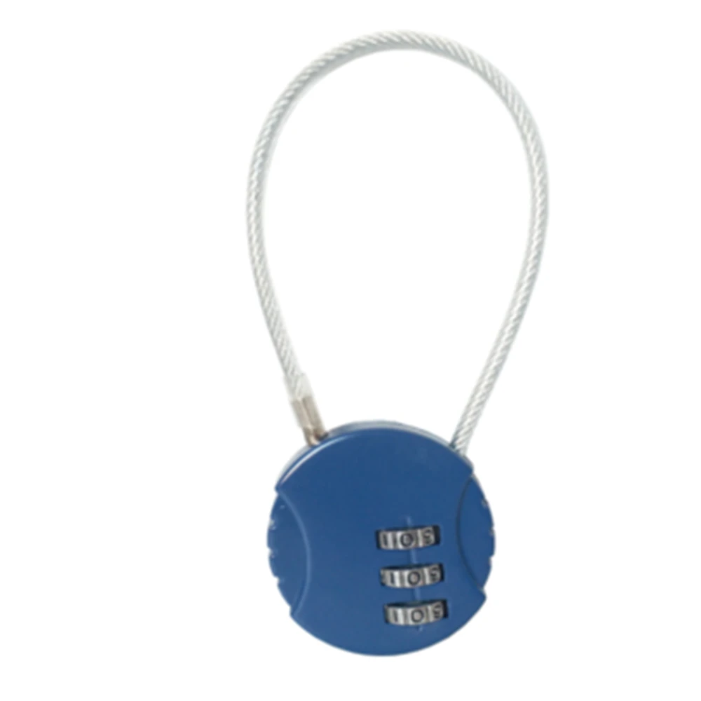 Круглые 4 х значный кодовый замок Всепогодный Безопасности навесной для багажа