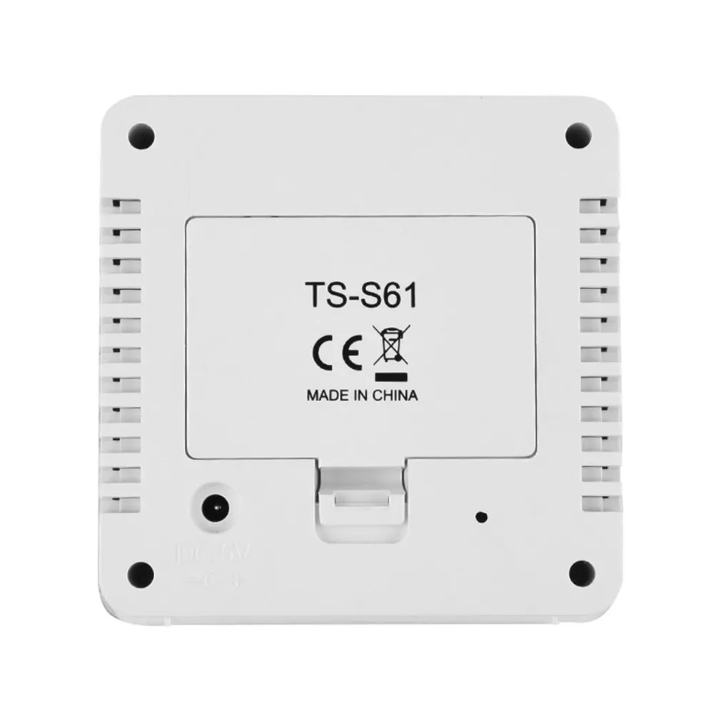 Погодные часы с красочным ЖК-дисплеем Функция повтора будильника календарь