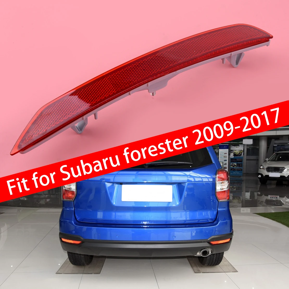 

CITALL 84281SC010 Car Rear Left Bumper Reflector Tail Light Lamp Fit for Subaru Forester 2009-2011 2012 2013 2014 2015 2016 2017