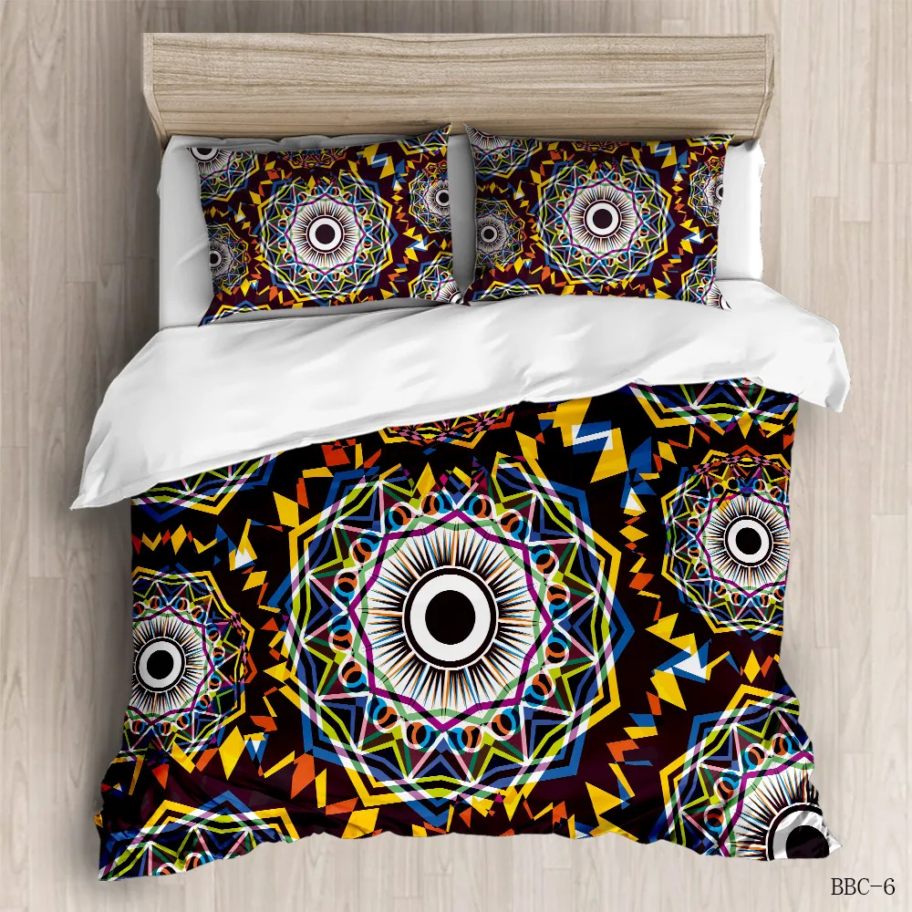 Цвет в этническом стиле с геометрическим швом блок мультфильм Grinding MAO Комплект