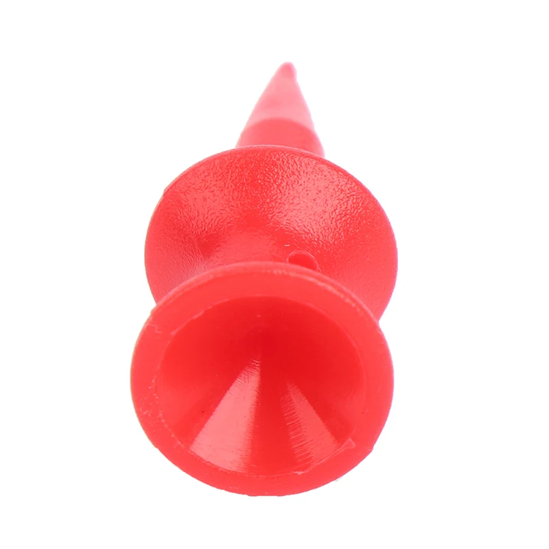 

50Pcs Tees Step Down Golf Tees Plastic Golf Tee Colorful Best For All Over Sized Drivers Irons Hybrids Longer Drives