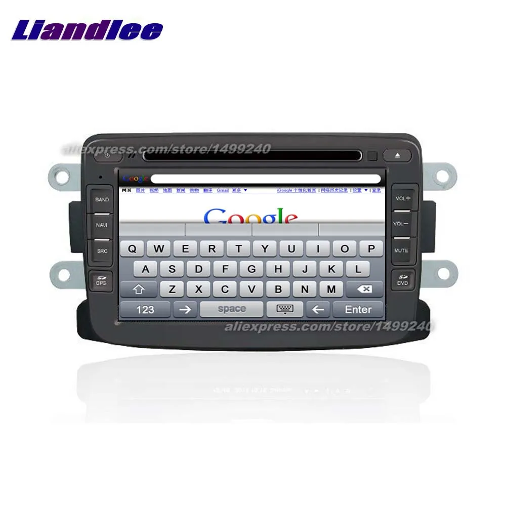 Liandlee 2 Din Автомобильный Android для Dacia Logan 2009 ~ 2013 радио GPS карты навигатор плеер HD