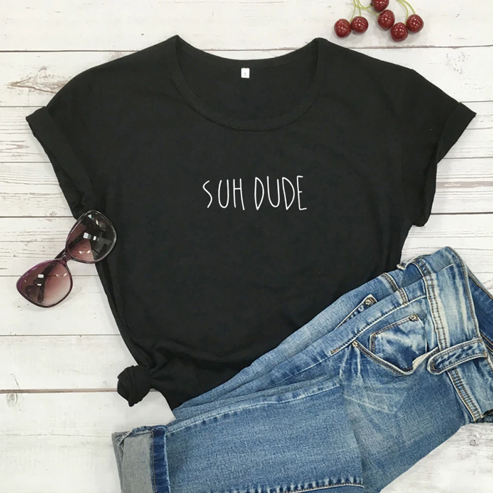 Suh dude Tumblr популярная футболка, Повседневная желтая черная футболка с надписью, гранж, повседневные эстетические топы, слоган Suh, трендовая одежда 90 s, S-3XL