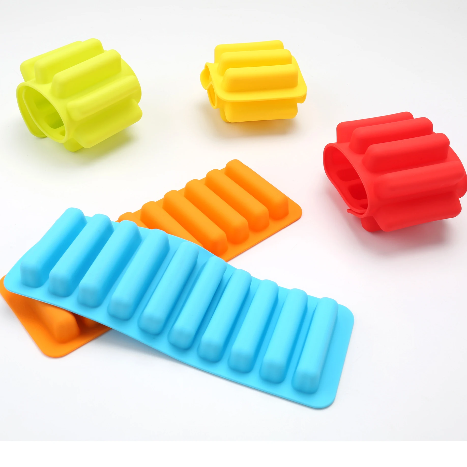 Форма для льда из пищевого силикона без бисфенола А 10 отверстий| |