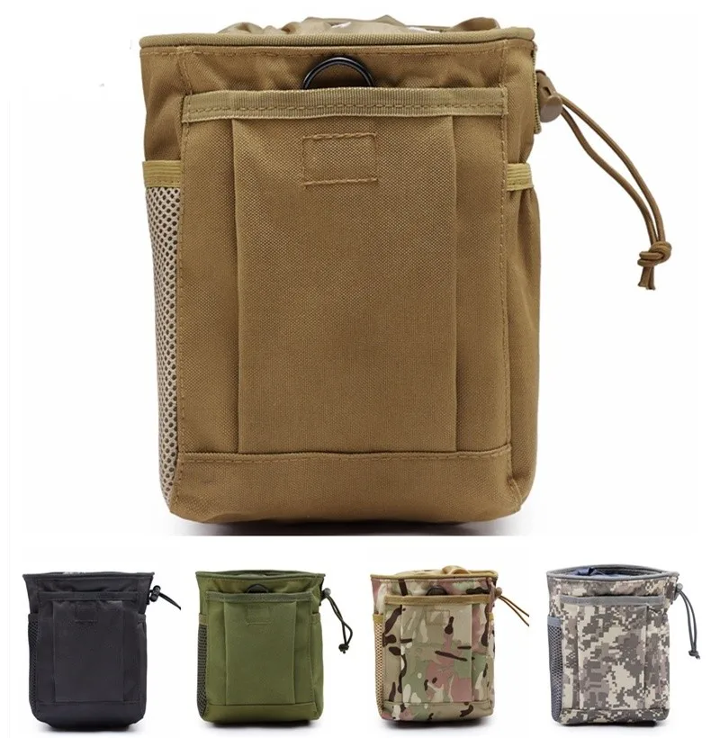 

CQC Molle System Hunting Tactical Magazine Dump Drop Pouch Recycle Waist Pack Ammo Bags Airsoft Military Accessories Bag