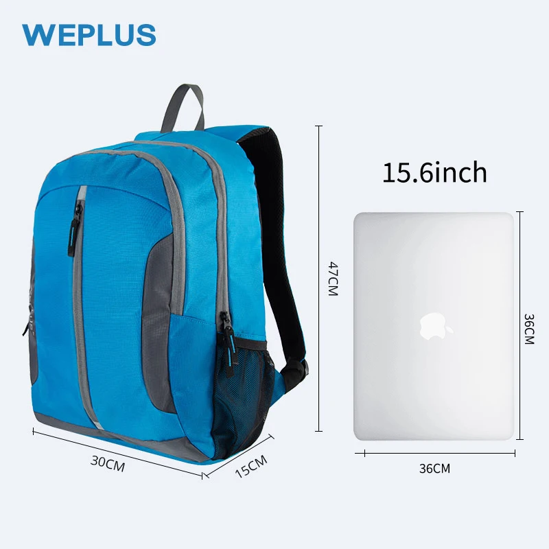 Мужской ортопедический рюкзак WEPLUS для ноутбука 15 6 дюйма школьный ранец на плечо