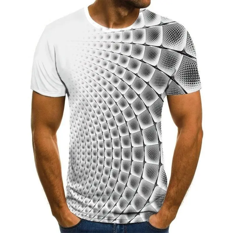 

Summer New Multiple Colour 3d Graphics Print T Shirt Male Female Personalized Fashion Streetwear Casual Shirt