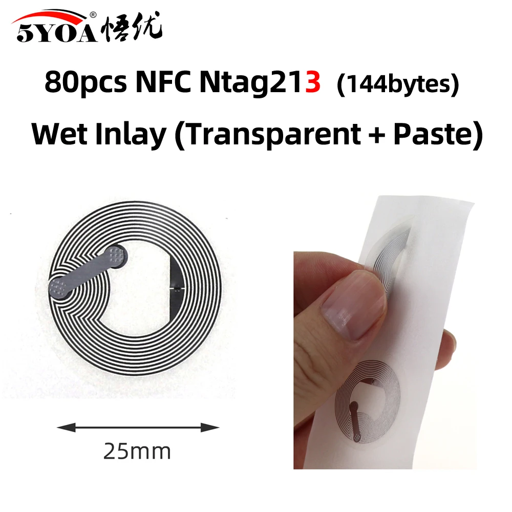 80 шт./35/25/18 NFC метки 25 мм наклейки протокол 13 56 МГц ISO14443A универсальные RFID телефоны